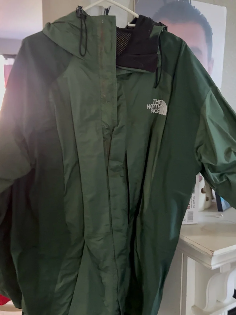 The North Face Men's Green Waterproof jacket
